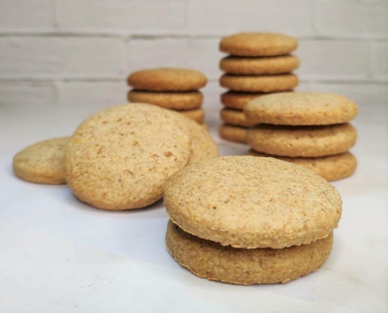 Galletas Integrales de Naranja con Aceite de Coco Libre de Lactosa